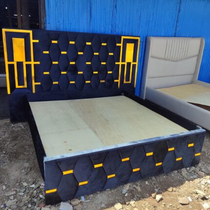 Modern style Extended Headboard Bed